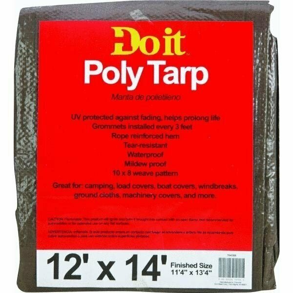 Medium Duty Tarp, Brown/Green, Do It Best, Mfr#: 764388